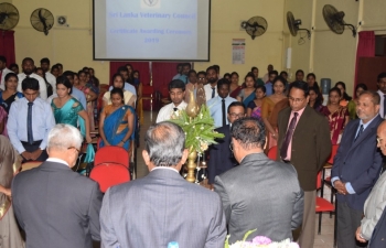 Lighting the oil lamp